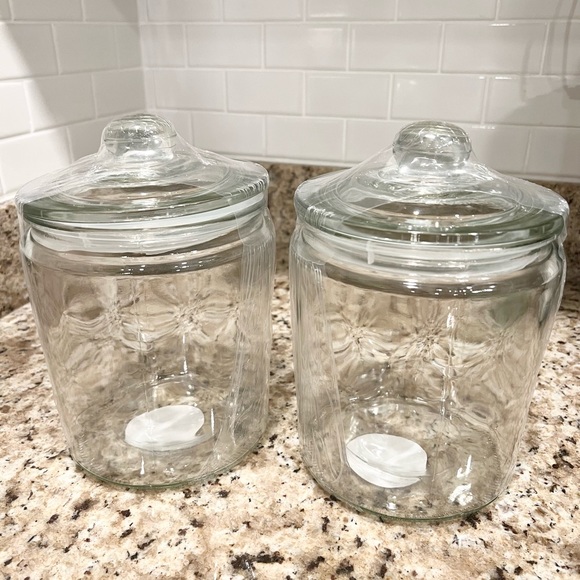 Set of 2 Target 🎯 Glass Canisters Storage Jars - Picture 1 of 2